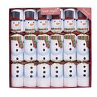 Racing Snowmen Crackers